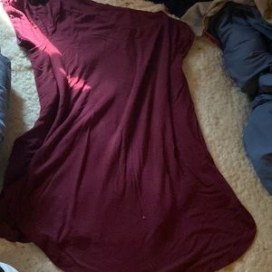 Maroon shirt